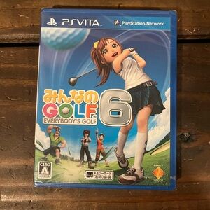 NEW & SEALED Golf 6 Everybody's Golf 6 Sony Playstation PSvita Ps Vita ( JAPAN )